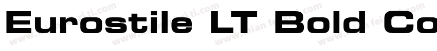 Eurostile LT Bold Condensed字体转换